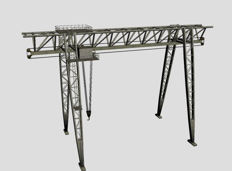 Кран козловый 2