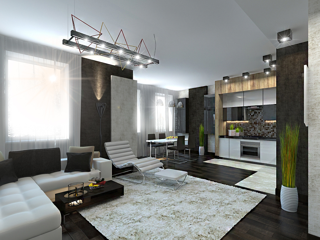 Студия. Квартира 100 м2