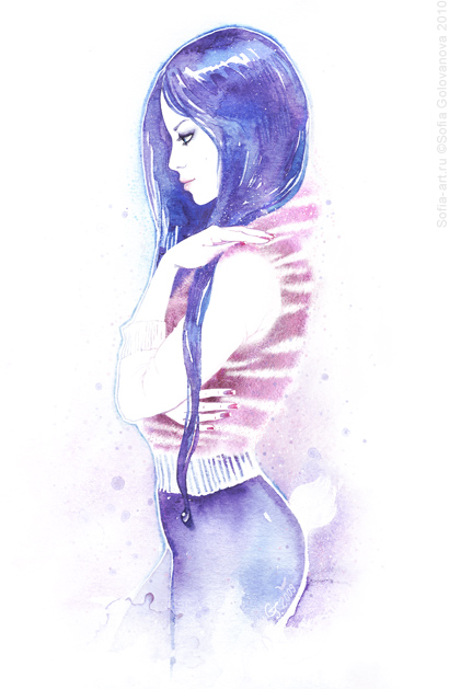 Зимняя девочка