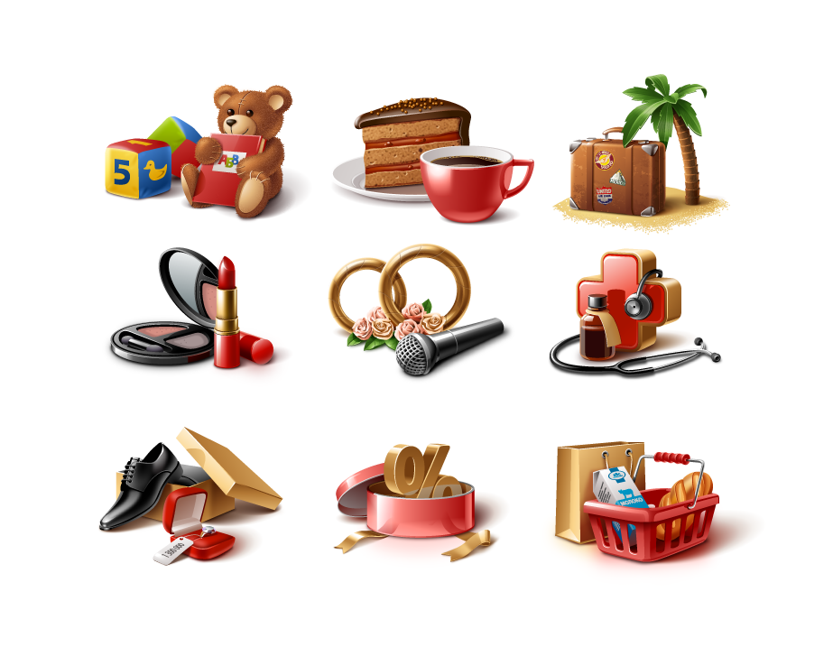 Иконки для страховой компании Nomad