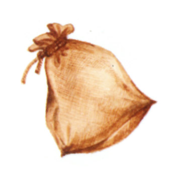 акварель "мешок"