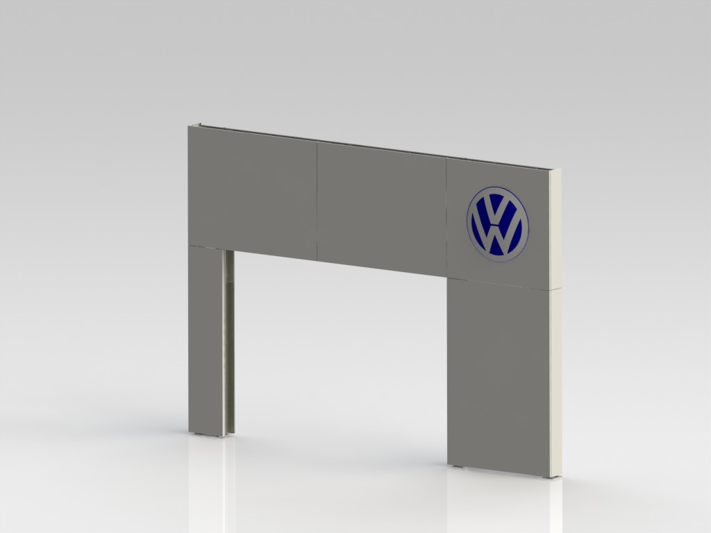 Дилерская рама VW