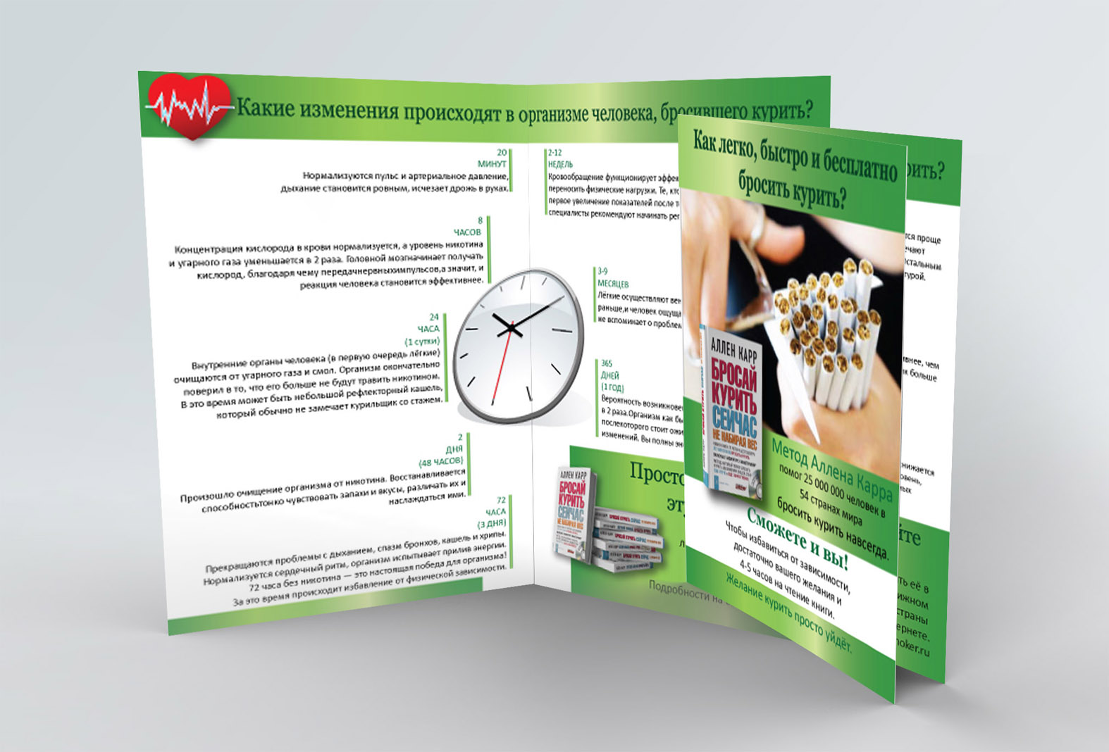 Рекламные буклеты для новой книги