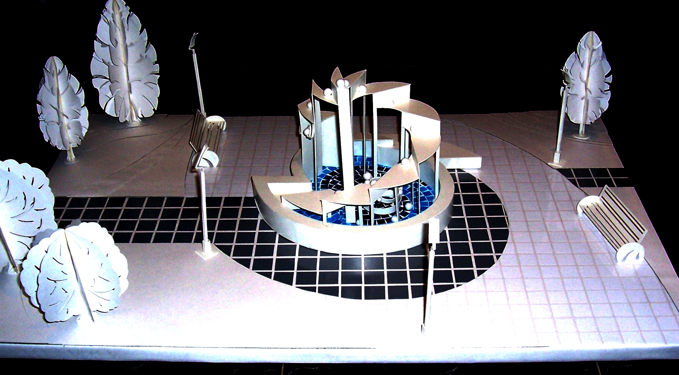 макет фонтана 2