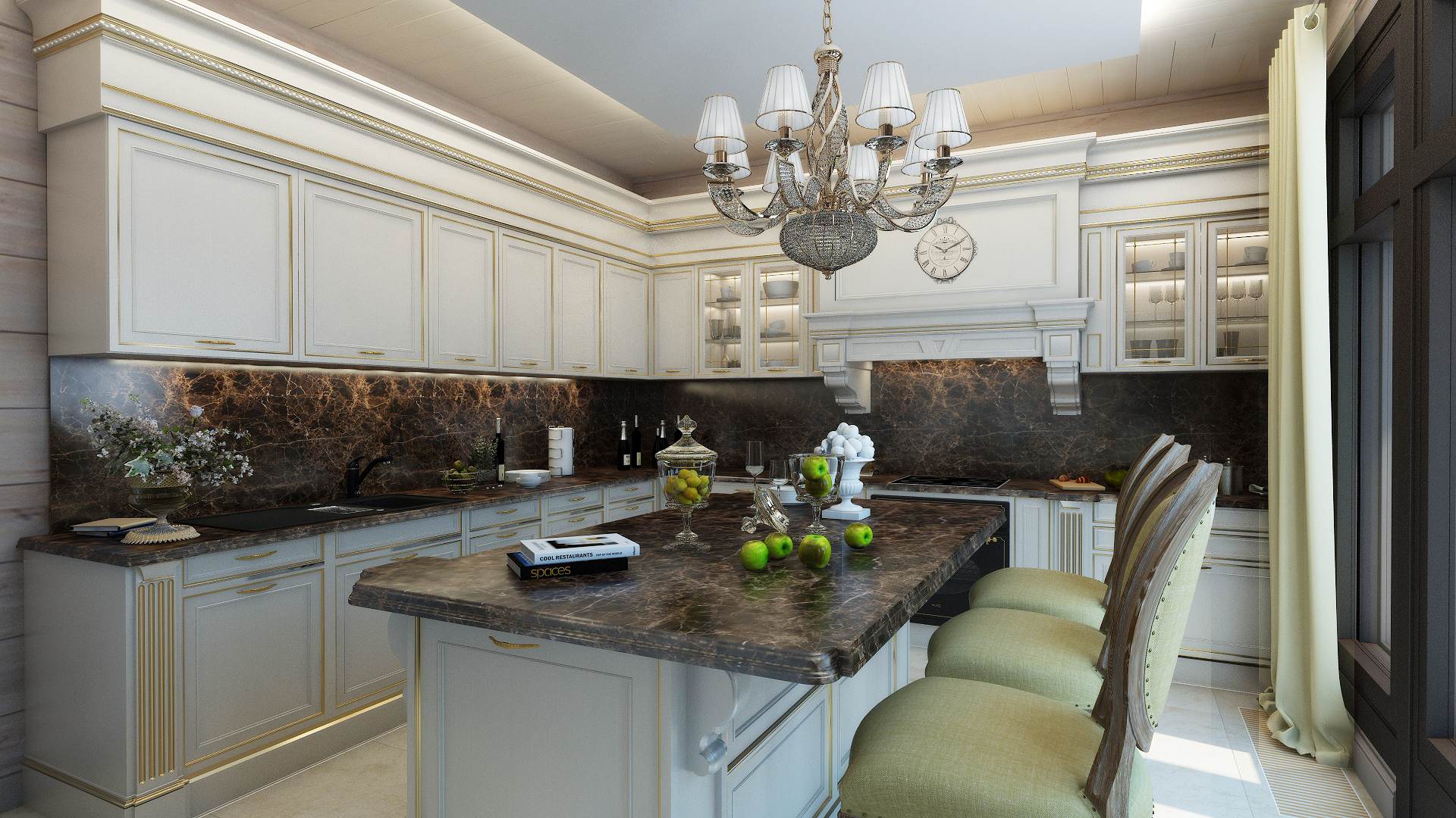 Кухня.Дом в Комарово.