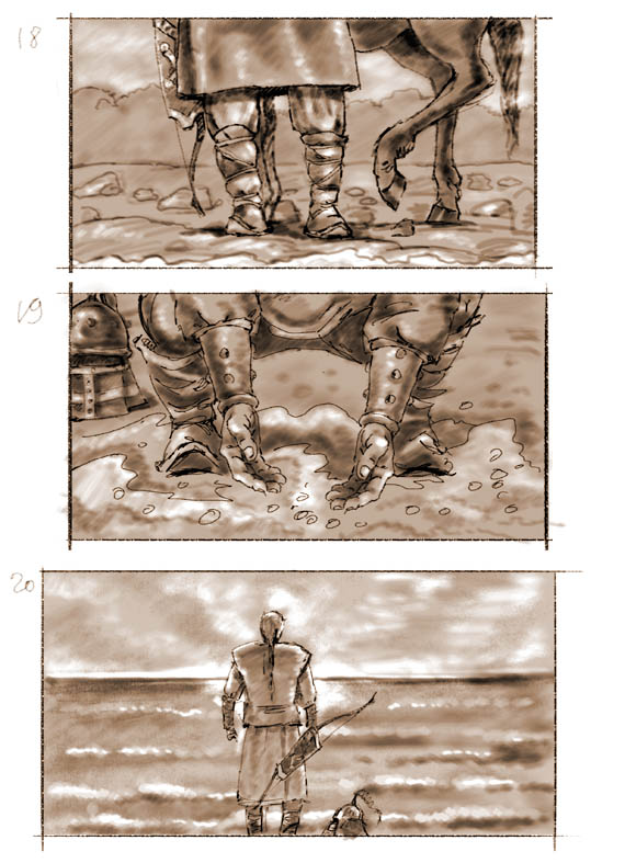 раскадровка к рекламному ролику