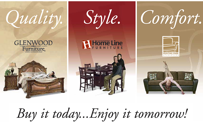 буклет для мебельного супермаркета NY