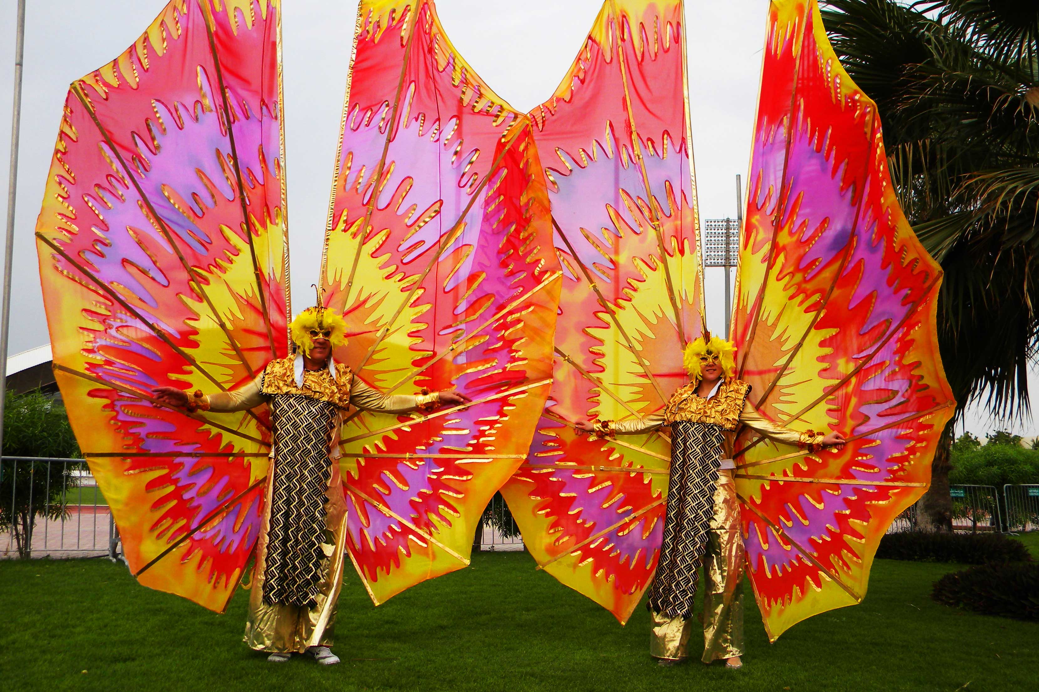 Костюмы (техника батик, карнавал в Дубае)