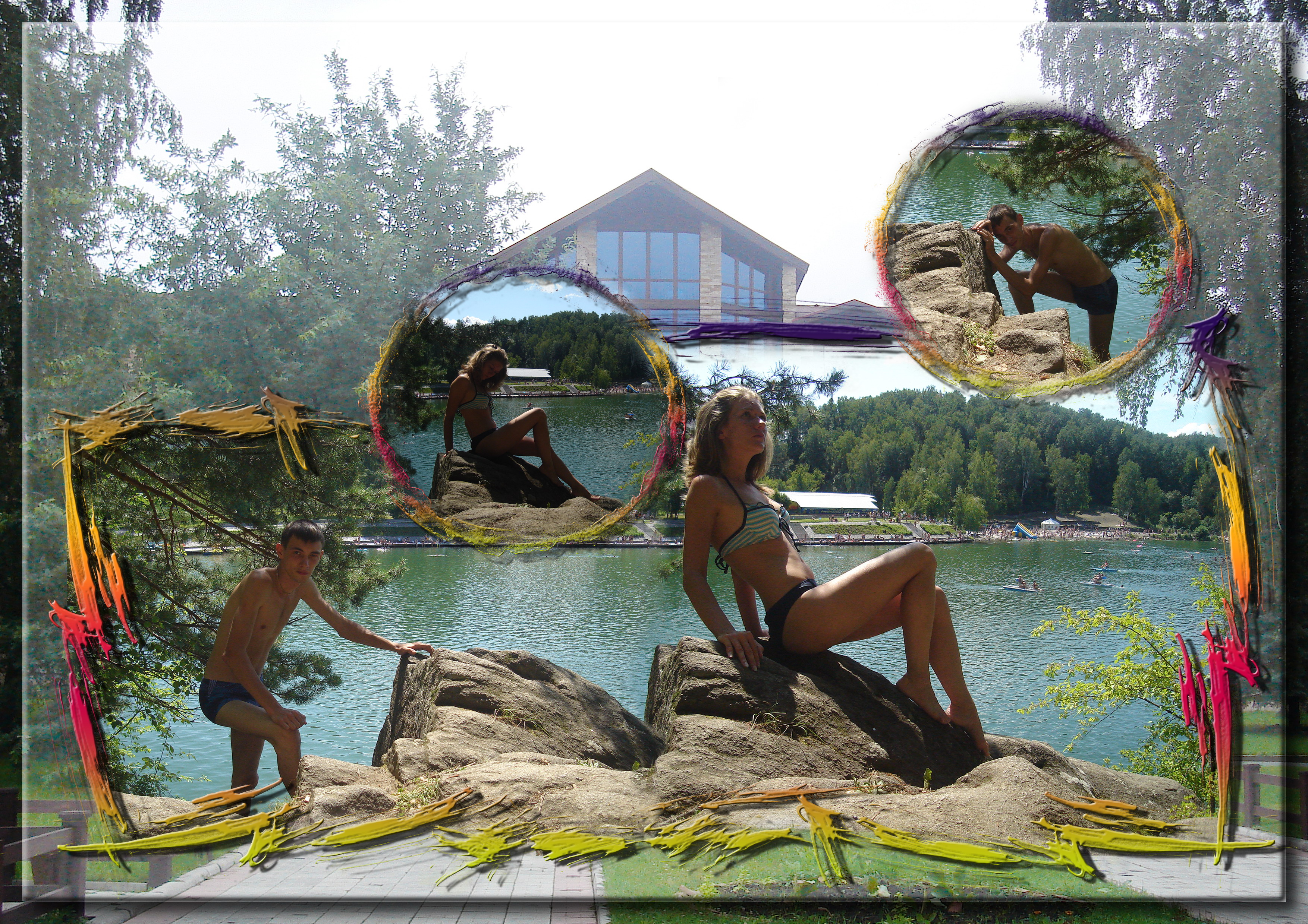 коллаж на Алтае