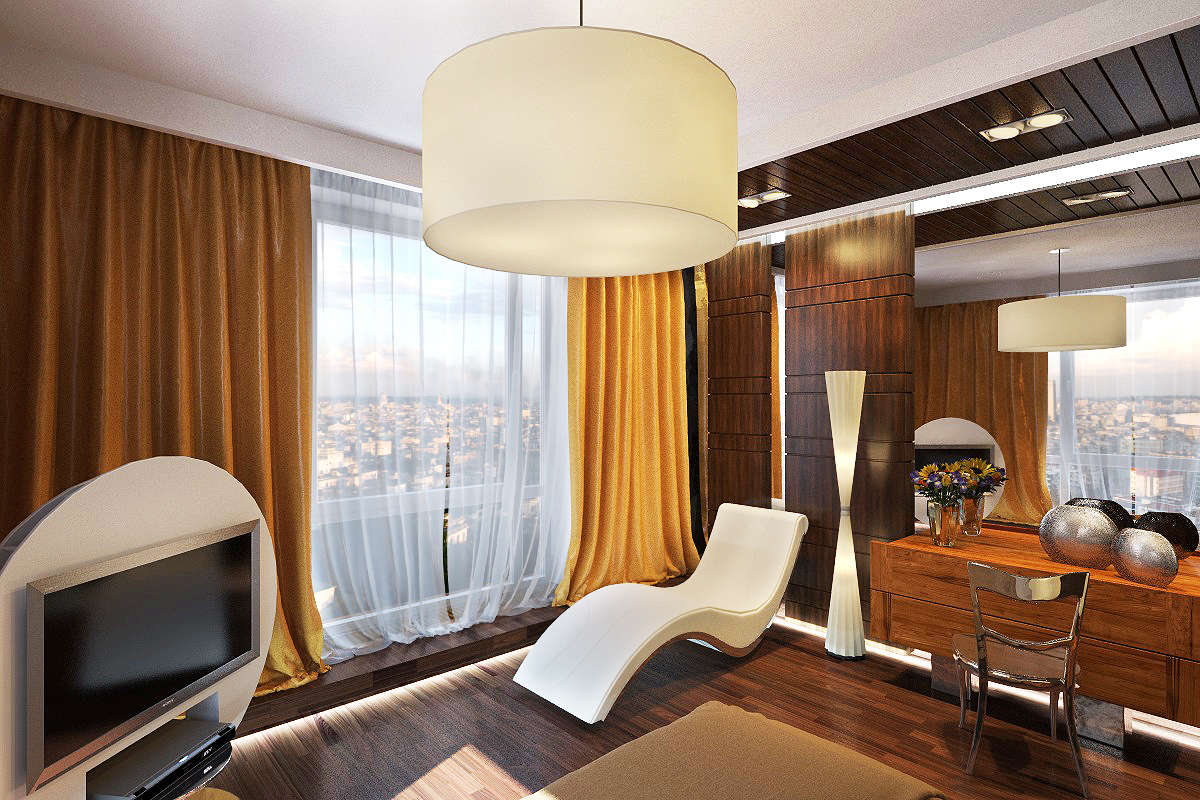 Современная спальня