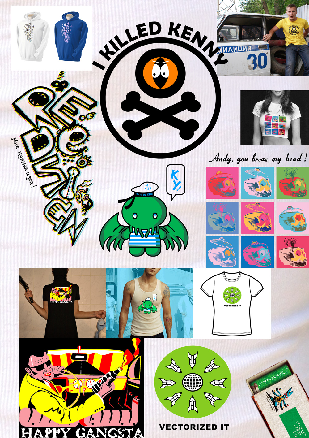 Принты на майки 1