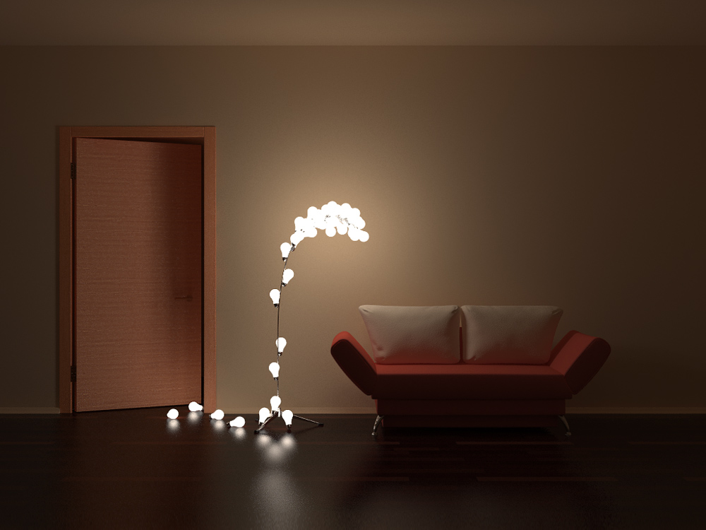 Рабочее название "Лампочки в интерьере"