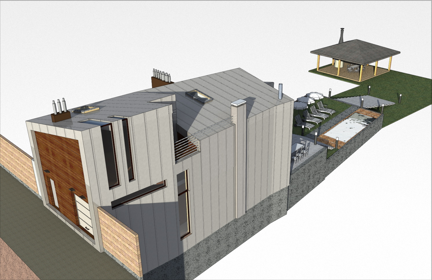 жилой частный дом