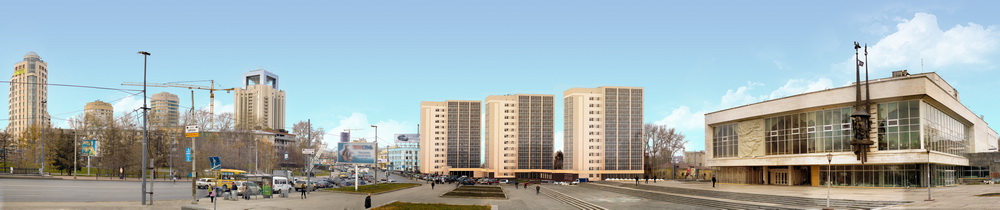 Жилые дома - 3д + фото + монтаж