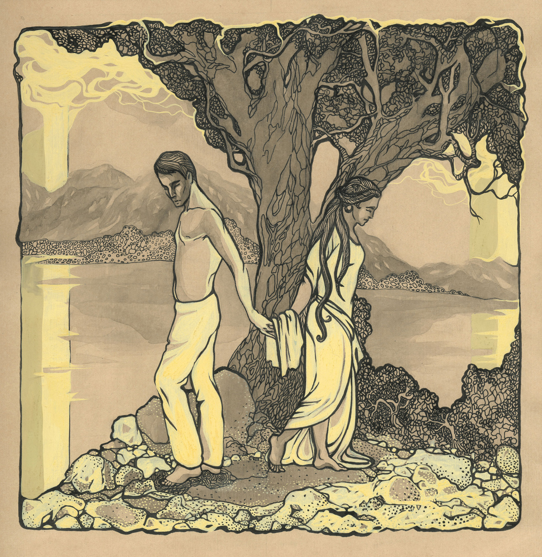 иллюстрация к стихам М. Цветаевой