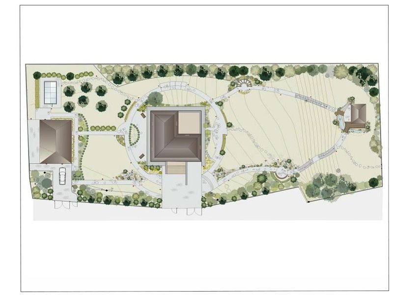 Ландшафтный дизайн участка, по. Юкки