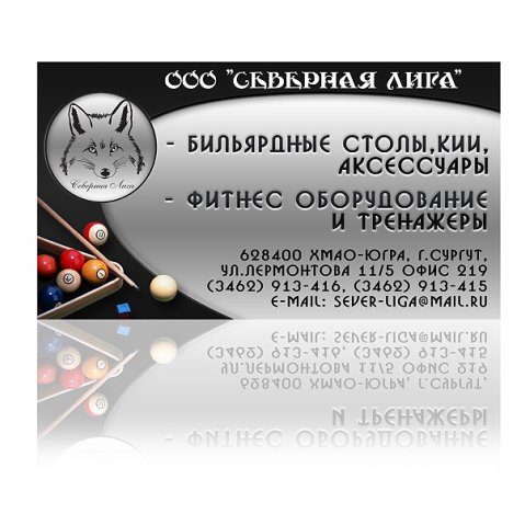 визитка "северная лига"