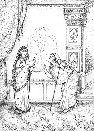Иллюстрация к книге Шрила Радханатха Свами "Рама Лила"