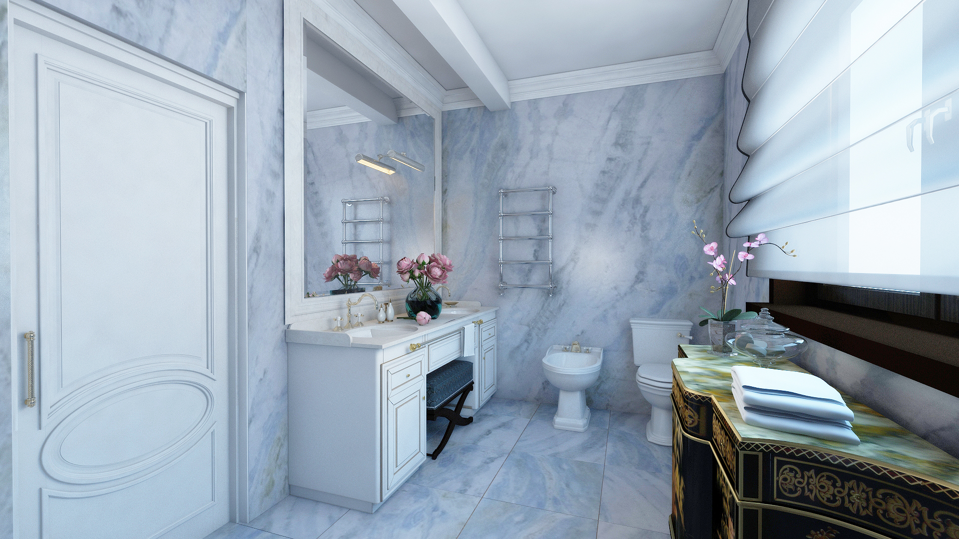 Ванная.Дом в Комарово.