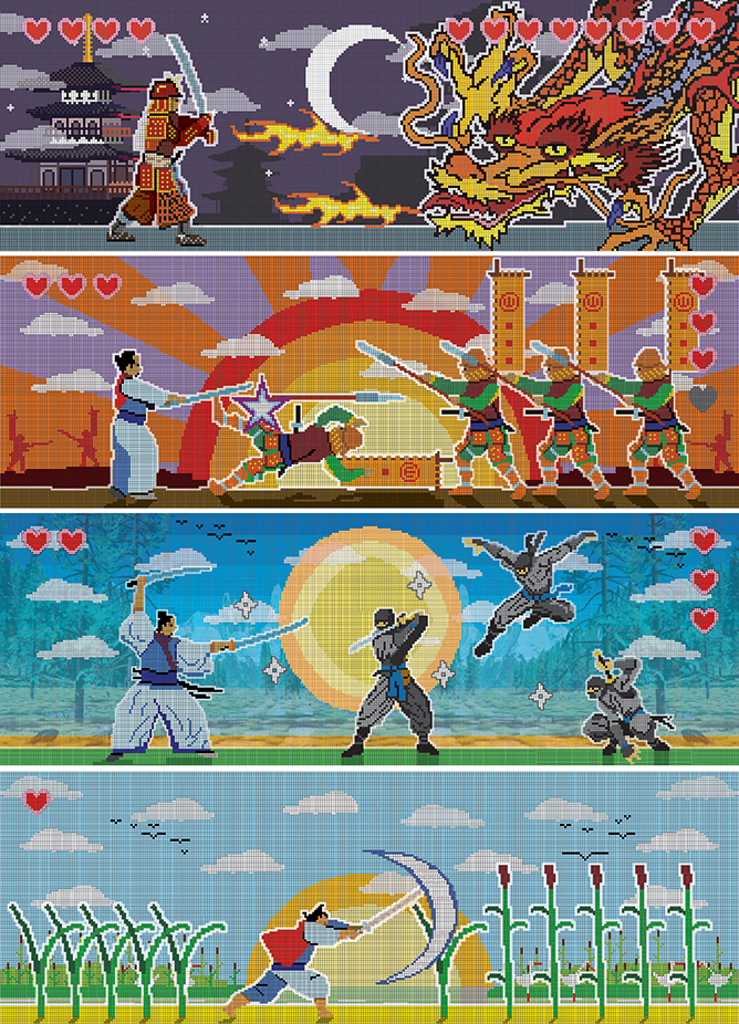 8 битный самурай