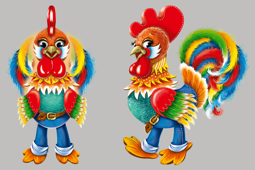 новогодняя упаковка-игрушка Петух (3)