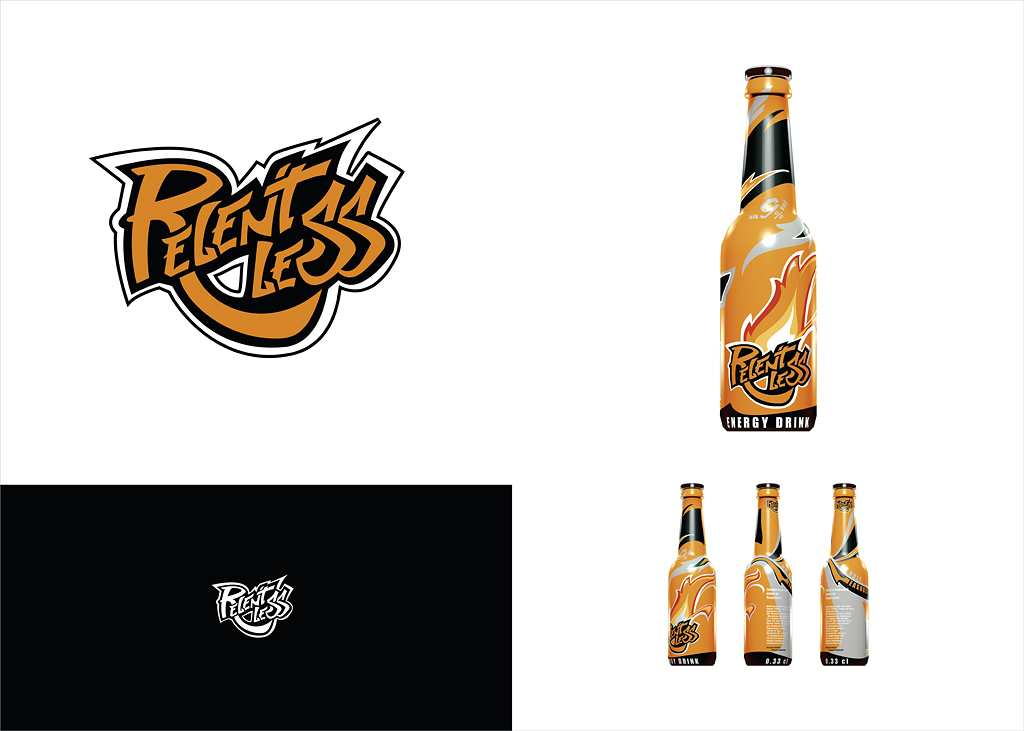 Разработка концепции упаковки для энергетического напитка Relentless