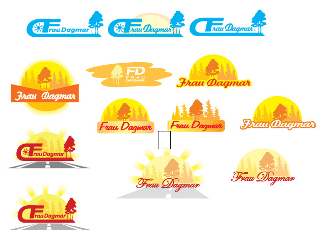 компания "Фрау Дагмар" разработка логотипа