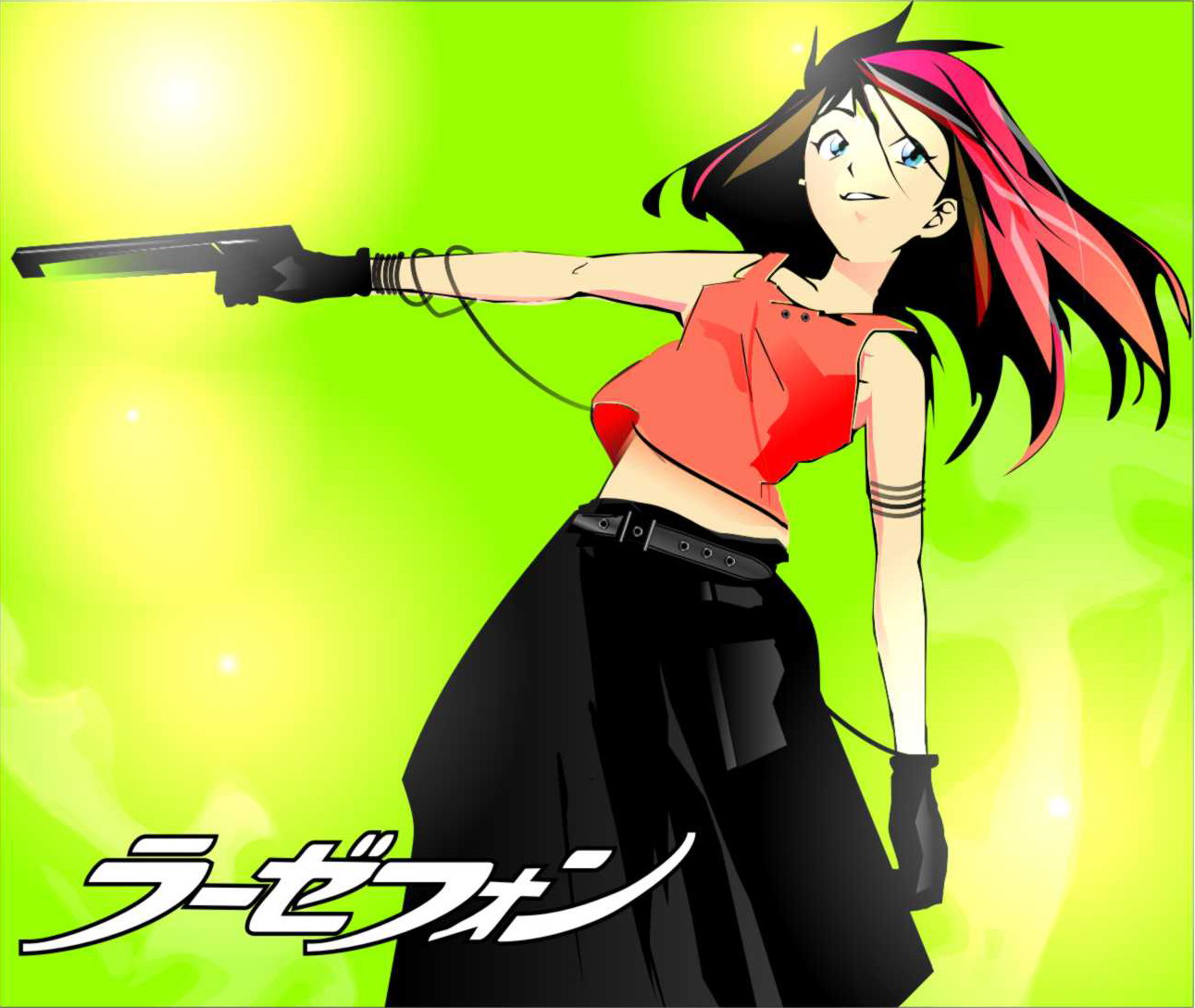 Аниме девка