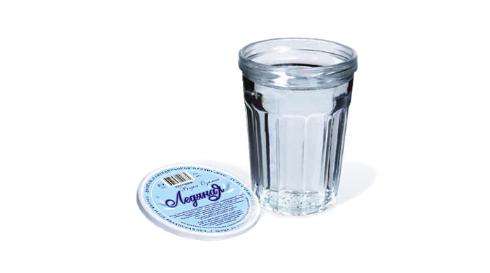 Создано оформление крышки для водки «Ледяная»