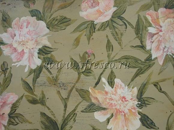 роспись стен в стиле фрески