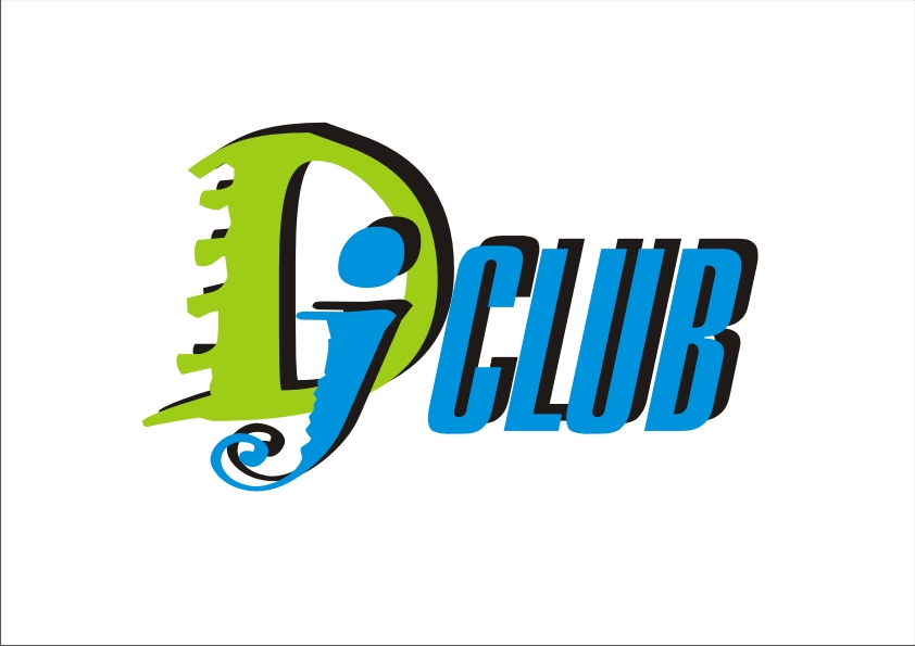 Логотип для молодежного журнала "Ди джей клуб"
