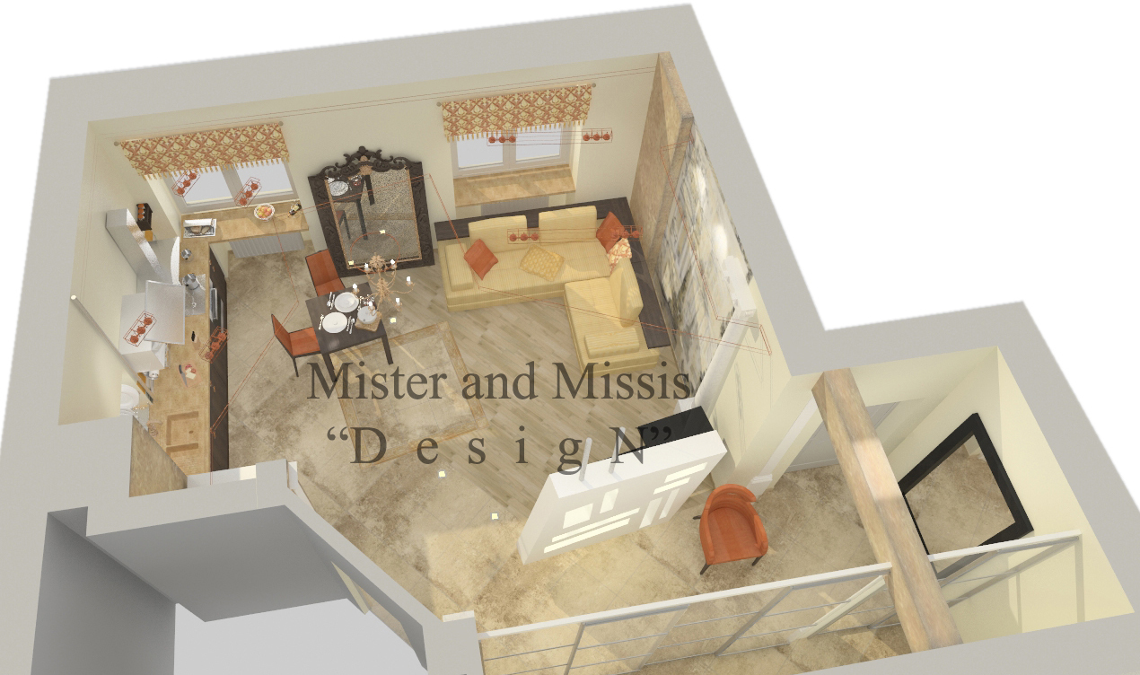 Квартира стиль "LOFT"