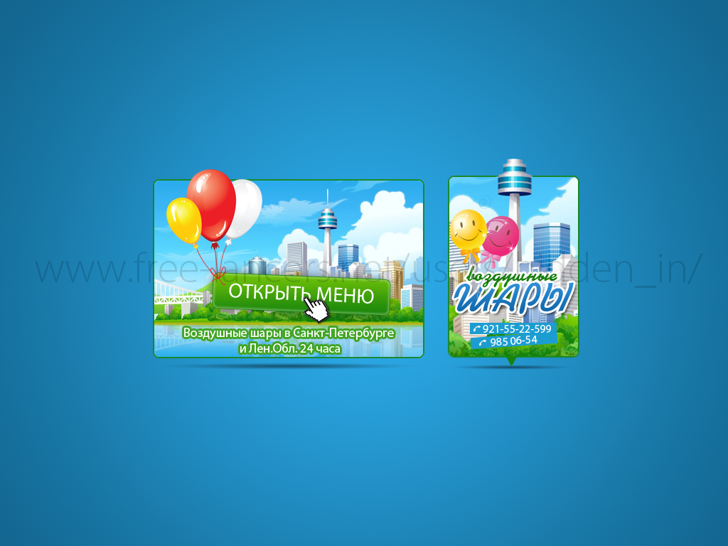 Воздушные шары в Санкт-Петербурге