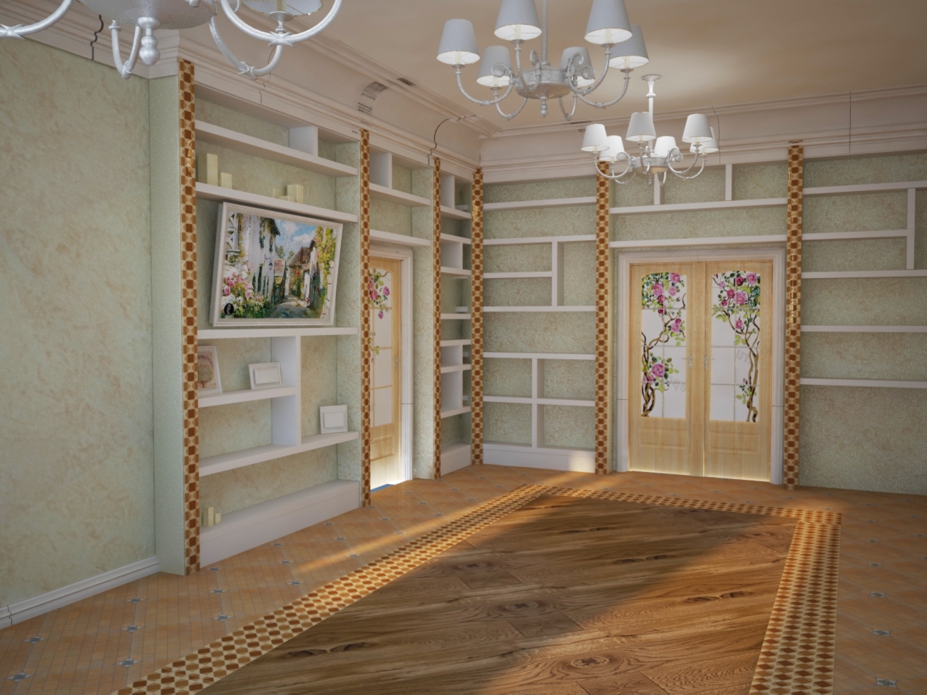 гостиная в стиле Прованс