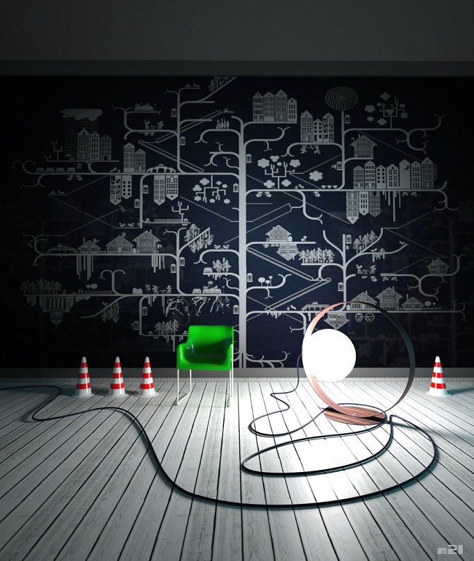 Фотообои в интерьере