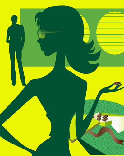 Книжная иллюстрация "Не верь глазам своим".