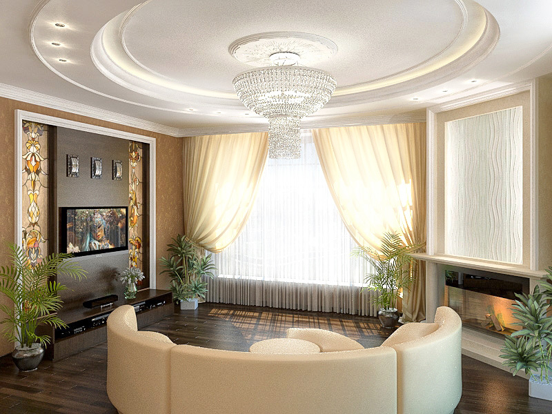 Визуализация гостинной