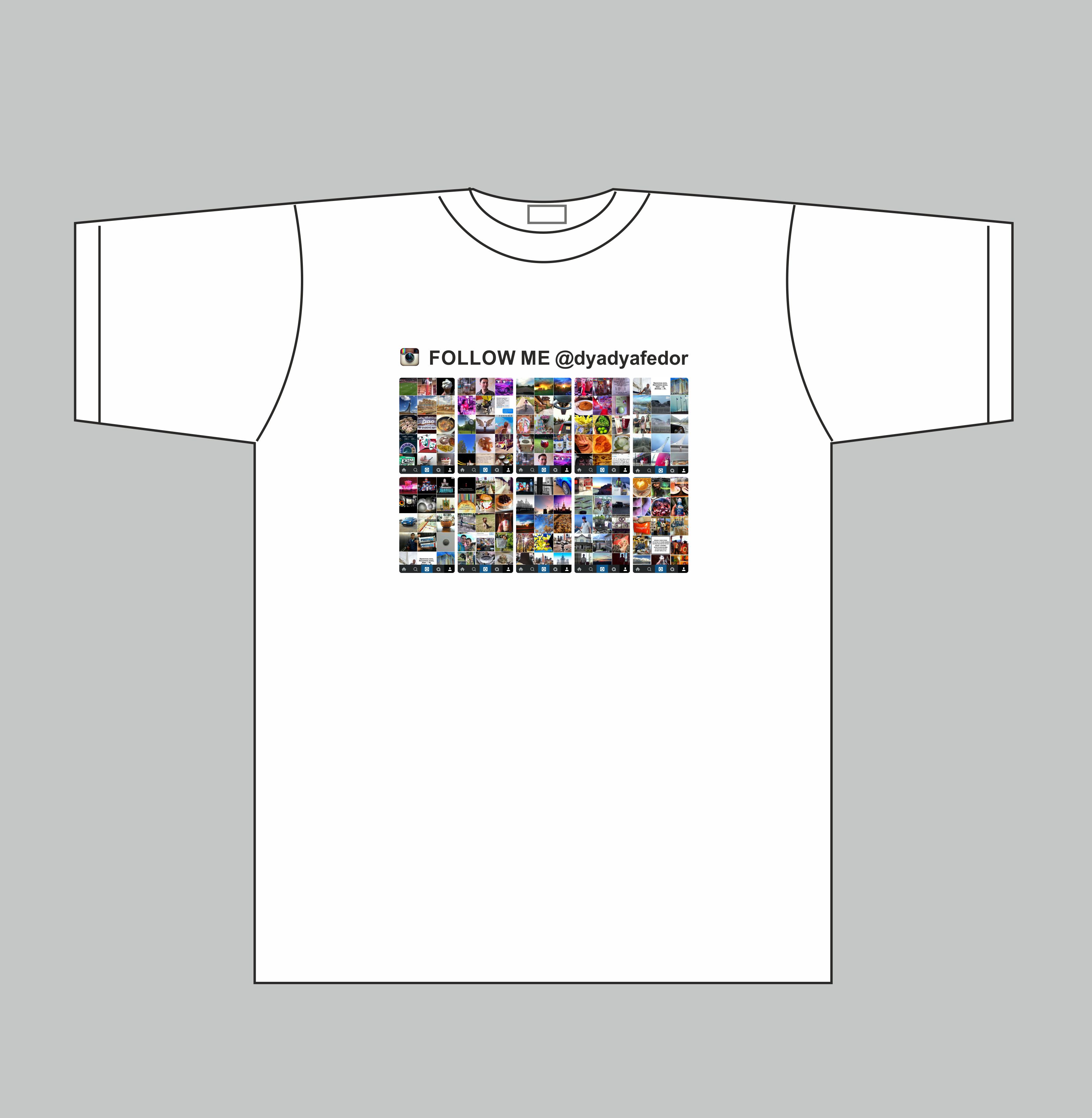 Футболка с принтом