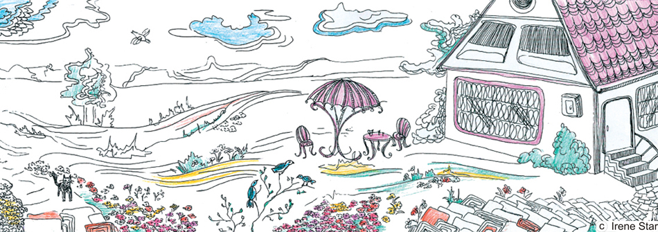 Иллюстрация к книге "Путеводитель хитч-хайкера по галактике"