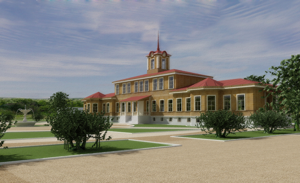 Имение А. П. Ганнибала в Кобрино