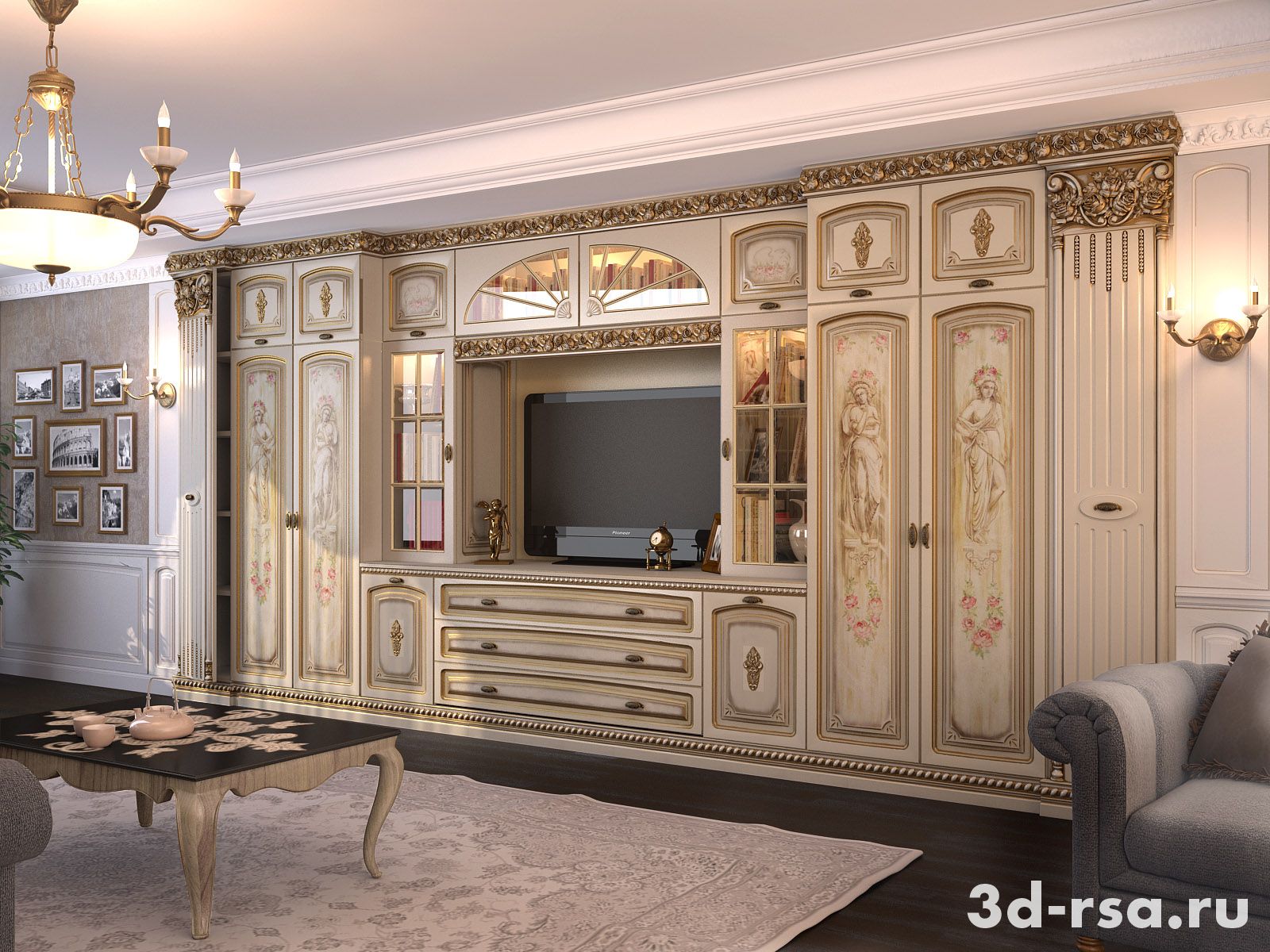 Визуализация мебели фабрики "Селена"