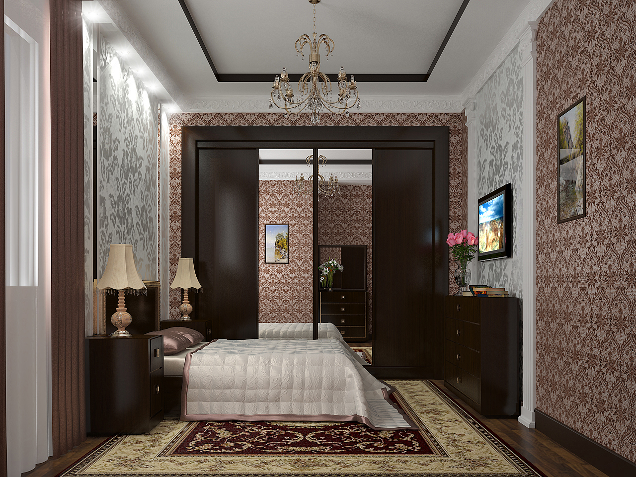 Дизайн интерьера спальни