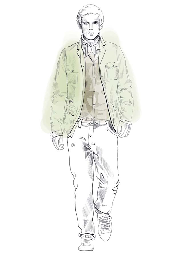 Иллюстрация в Журнал "Лен в России"