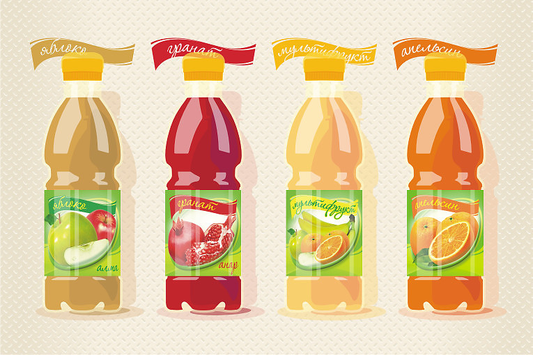 Этикетки напитков "Ресурс" (5). Размещение.