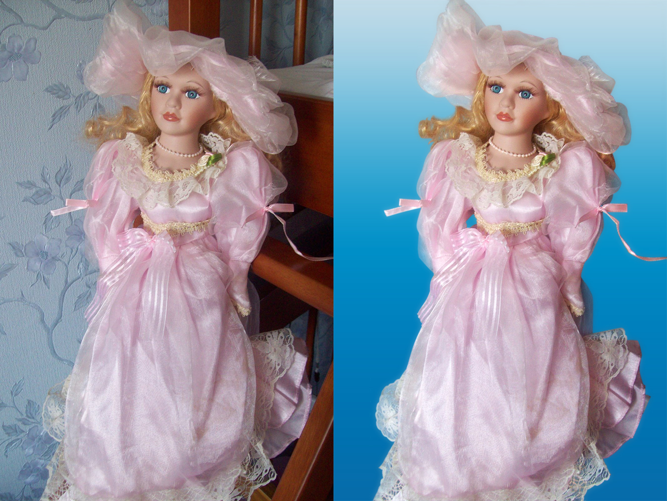 Обтравка, цветокоррекция, ретушь