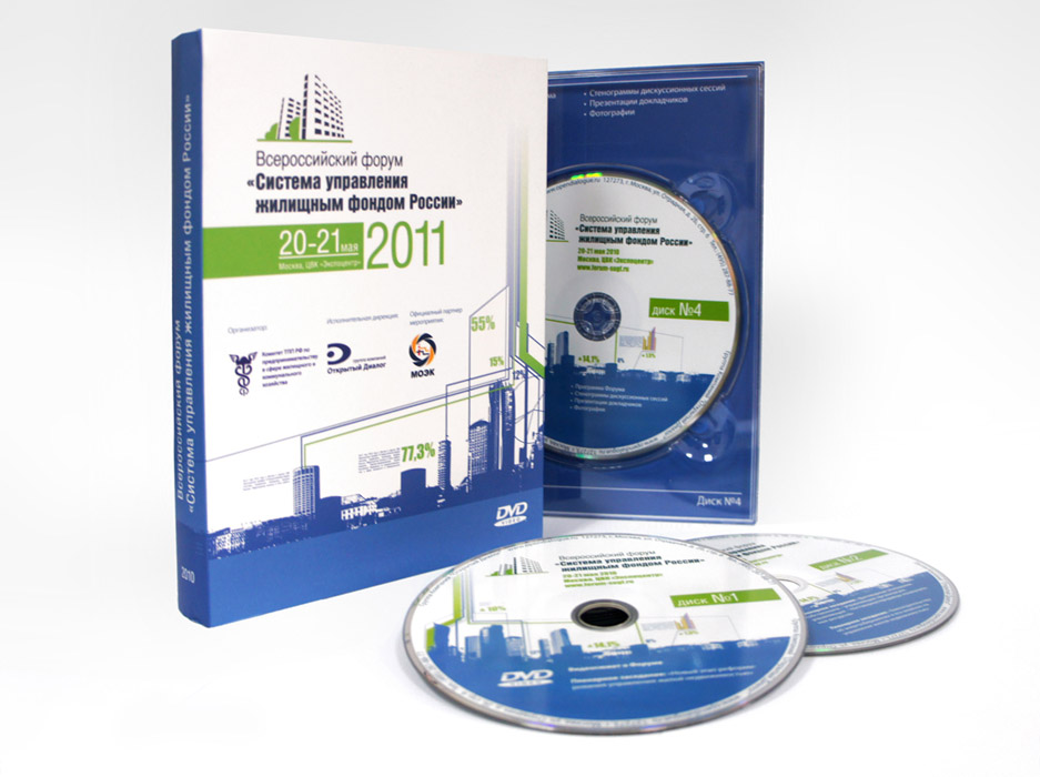 дизайн DVD бокса и дисков