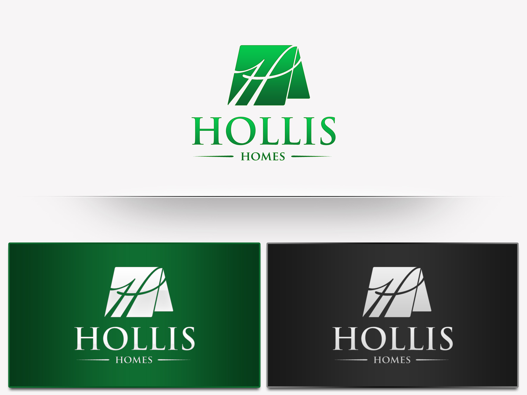 Лого "Hollis Homes"