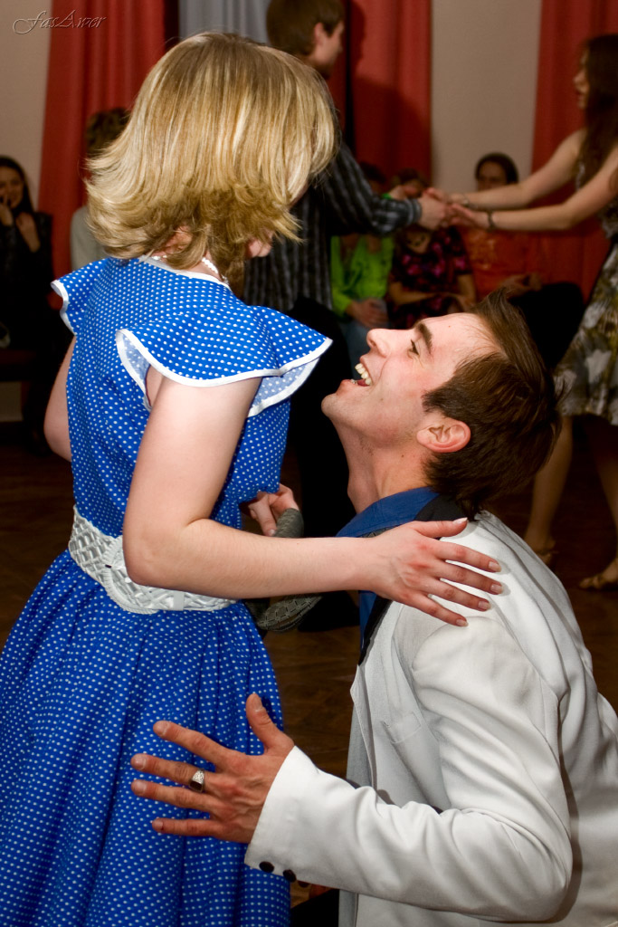 Репортаж. Тематическая вечеринка "Стиляги"