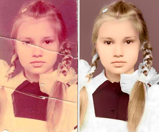 Реставрация старого фото