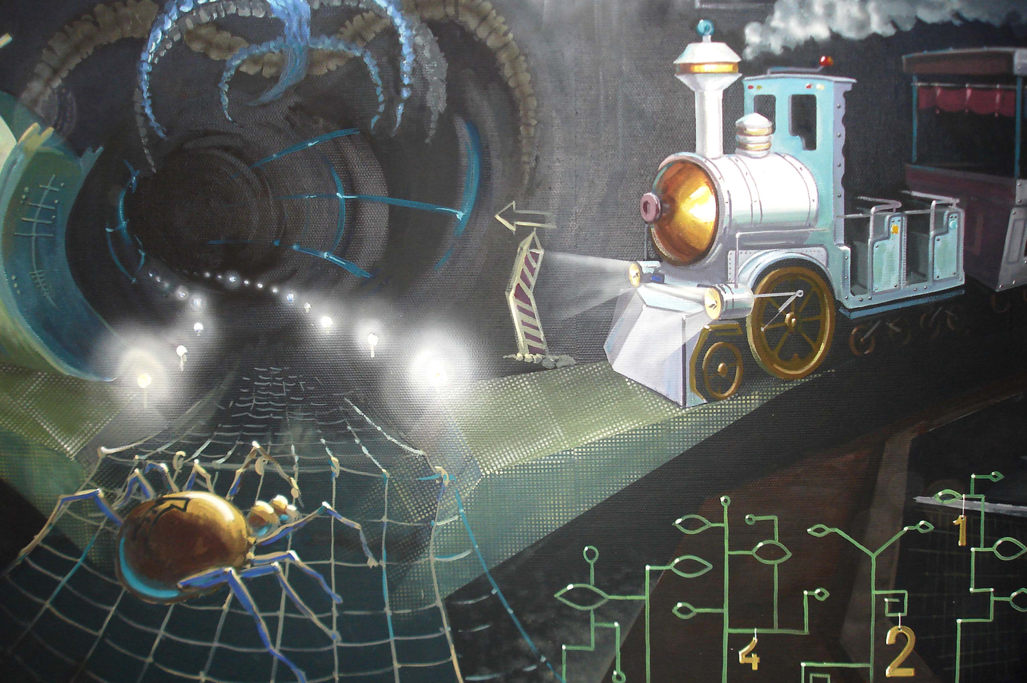 Роспись развлекательного центра